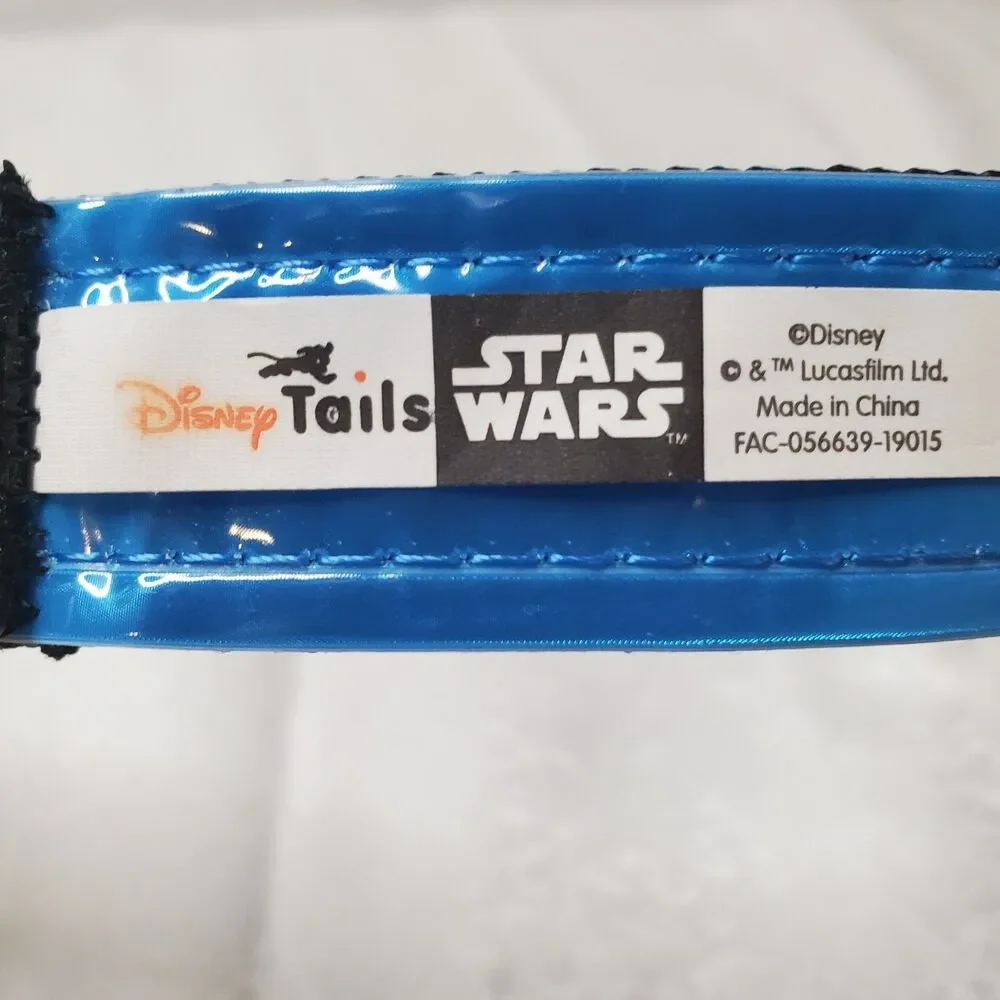 Disney Star Wars Metallic Blue Lightsaber Dog Leash Pet Lead 4 ft 20-90 lb